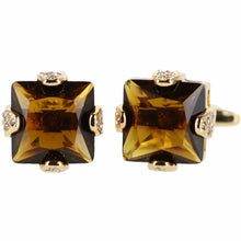 Load image into Gallery viewer, Vittorio Vico Gold &amp; Silver Princess Cut Cufflinks (CL13XX Series)

