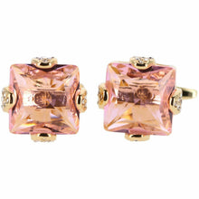 Load image into Gallery viewer, Vittorio Vico Gold &amp; Silver Princess Cut Cufflinks (CL13XX Series)
