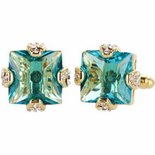 Load image into Gallery viewer, Vittorio Vico Gold &amp; Silver Princess Cut Cufflinks (CL13XX Series)
