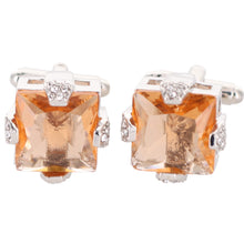 Load image into Gallery viewer, Vittorio Vico Gold &amp; Silver Princess Cut Cufflinks (CL13XX Series)
