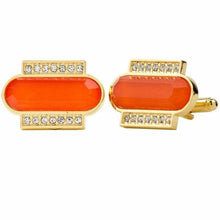 Load image into Gallery viewer, VITTORIO VICO Gold &amp; Silver Colorful Capsule Cufflinks (Cl17xx Series)
