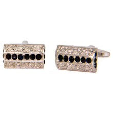 Load image into Gallery viewer, Vittorio Vico Gold &amp; Silver Colorful Classic Bar Cufflinks (CL19xx Series)
