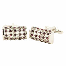 Load image into Gallery viewer, Vittorio Vico Gold &amp; Silver Colorful Classic Bar Cufflinks (CL19xx Series)
