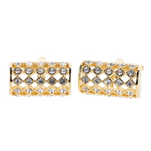 Load image into Gallery viewer, Vittorio Vico Gold &amp; Silver Colorful Classic Bar Cufflinks (CL19xx Series)
