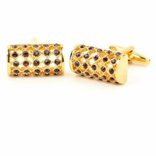 Load image into Gallery viewer, Vittorio Vico Gold &amp; Silver Colorful Classic Bar Cufflinks (CL19xx Series)
