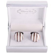 Load image into Gallery viewer, Vittorio Vico Gold &amp; Silver Oversized Cufflinks (CL2000 Series)

