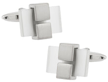 Load image into Gallery viewer, Clamped Silver Glass
