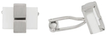Load image into Gallery viewer, Clamped Silver Glass
