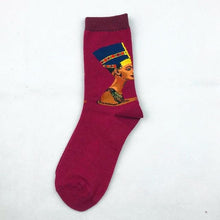 Load image into Gallery viewer, Classic Autumn Winter Retro Personality Art Van Gogh Mural World Famous Oil Painting Female Sock For Men And Women
