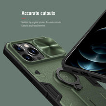 Load image into Gallery viewer, Classic Black Camera Cover Protection For  Your iPhone Privacy iPhone 12 11 Pro Max Armor Lens Cover Slide Camera Case for iPhone  11 Pro Max 12 Mini Comfortable Soft Grip Simple Sliding Camera Cover Case
