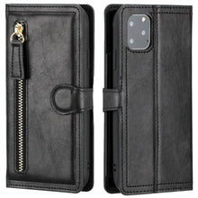 Load image into Gallery viewer, Classic Business Retro PU Flip Leather Case For Iphone 14 13 12 11 Pro Max Iphone 13 Mini X Xr Xs Card Holder Case Leather Case Magnetic Closure Magnetic Pocket Closure
