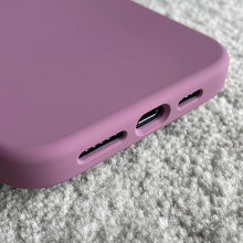 Load image into Gallery viewer, Classic Candy Color Silicone Case For iphone 13 12 Mini 14 13 Pro Max Camera Lens Protective Bumper Cover For iPhone 14 12 Pro Soft Flexible Silicone Slim Fit Case For Iphone
