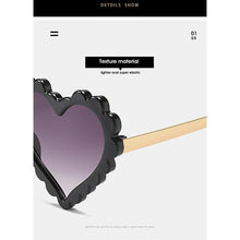 Load image into Gallery viewer, Classic Children's Fashionable  Cute Heart-Shaped Sunglasses  Designer Personalized Flower  Love Baby Sunglasses  Block 90% Of UVB and UVA Rays over sized heart shaped sunglasses
