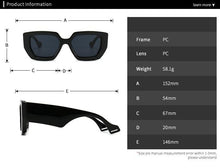 Load image into Gallery viewer, Classic Frames Style New Vintage Fashion Square Sunglasses For Men &amp; Women Famous Luxury Design Big Frame Gradient SunGlasses For Female
