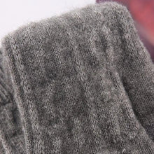 Load image into Gallery viewer, Classic Knitted Fingerless Winter  Unisex Outdoor Gloves For Men Women Retro Soft Unisex Stretch Elastic Warm Half Finger Cycling Gloves

