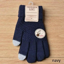 Load image into Gallery viewer, Classic Knitted Fingerless Winter  Unisex Outdoor Gloves For Men Women Retro Soft Unisex Stretch Elastic Warm Half Finger Cycling Gloves
