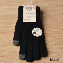 Load image into Gallery viewer, Classic Knitted Fingerless Winter  Unisex Outdoor Gloves For Men Women Retro Soft Unisex Stretch Elastic Warm Half Finger Cycling Gloves
