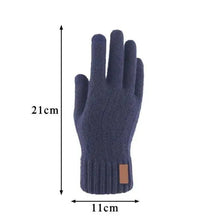Load image into Gallery viewer, Classic Knitted Fingerless Winter  Unisex Outdoor Gloves For Men Women Retro Soft Unisex Stretch Elastic Warm Half Finger Cycling Gloves

