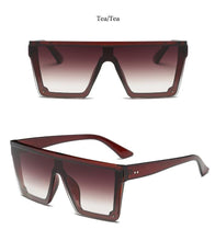 Load image into Gallery viewer, Classic Male Big Black Sunglasses For Men &amp; Women New Fashionable Design New Mirror Pink Square  Oversize Square Sunglasses for Women Men
