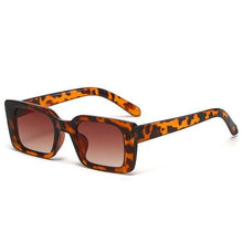 Load image into Gallery viewer, Classic New Rectangle Shape Sunglasses For Women Rectangle Sunglasses for Women 90’s Vintage Shades Square Thick Frame Glasses Luxury Design New Small Square  Eyewear Decent Shades
