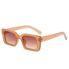Load image into Gallery viewer, Classic New Rectangle Shape Sunglasses For Women Rectangle Sunglasses for Women 90’s Vintage Shades Square Thick Frame Glasses Luxury Design New Small Square  Eyewear Decent Shades
