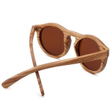 Load image into Gallery viewer, Classic Style Wood Retro Style Sunglasses For Men And Women Sunglasses Stylish New Frames  Round Shape Sunglasses Frame Round Polarized
