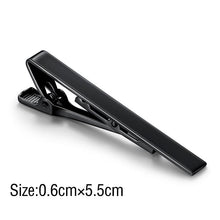 Load image into Gallery viewer, Classic Tie Clip Fashion Style Tie Bars For Men Metal Tone Tie Bar Clip Tie Pins Elegant Tie Clips For Men Fathers' Day Valentine's Day Gift Simple Bar Clasp Practical Necktie Accessories Clasp Tie Pin For Mens Collar Clip
