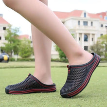 Load image into Gallery viewer, Classic Women Shoes Beach Closed Toe Slippers Unisex Hollow Out Casual Couple Flip Flops Garden Clogs  Non-slide Men And Women Slippers
