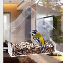 Load image into Gallery viewer, Clear View Suction Bird Feeder
