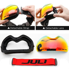 Load image into Gallery viewer, ClearView Anti-Fog Ski Goggles
