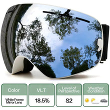 Load image into Gallery viewer, ClearView Anti-Fog Ski Goggles
