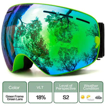 Load image into Gallery viewer, ClearView Anti-Fog Ski Goggles
