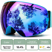 Load image into Gallery viewer, ClearView Anti-Fog Ski Goggles
