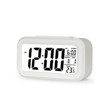 Load image into Gallery viewer, Clocks LED Wooden Alarm Clock Watch Wooden Wood Clock New Version LED Alarm Digital Desk Clock Adjustable Brightness, Alarm Time, Displays Time Date Temperature  Table Voice Control Digital Wood Electronic Desktop Table
