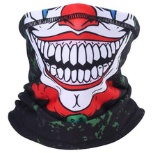 Load image into Gallery viewer, Clown Magic Bandana Running Scarf Half Face Cover Ski Fishing Biker Elasticity Hunting Hiking Sports Snowboard Mask Men Girl Army Bandana Scarf Neck Gaiter Buff Motorcycle Face Mask Balaclava Bicycle Helmet Liner Sport Headband Summer Breathable Mesh Band

