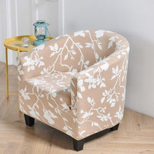 Load image into Gallery viewer, Club Chair Cover Armchair Slipcover Geometric Printed Small Sofa Covers Protect For Pets Chair Decoration Chair Slipcover Decoration Club Chair Cover Spandex Elastic Armchair Slipcover Geometric Printed Small Sofa Covers Protect For Living Room Hotel Bar
