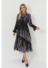 Load image into Gallery viewer, Lilac Bloom Midi Dress
