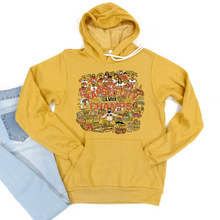 Load image into Gallery viewer, Kansas City Champs Collage Mustard Hoodie or Crew
