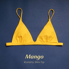 Load image into Gallery viewer, Colorful Bikini Thong Swimwear Women Swimsuit Top And Bottoms T-Back Brazilian Swimming Women's Strappy Triangle Bikini Sets High Cut Cheeky Thong Bottom Swimsuits
