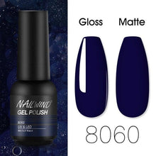Load image into Gallery viewer, Colorful Glossy Gel Nail Polish 8ml Modern Permanent UV LED Nails Gel Luxury Fashion For Women and Girls Shine Design
