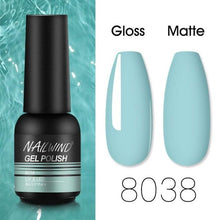 Load image into Gallery viewer, Colorful Glossy Gel Nail Polish 8ml Modern Permanent UV LED Nails Gel Luxury Fashion For Women and Girls Shine Design

