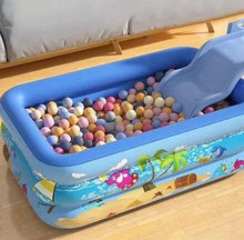 Load image into Gallery viewer, Mandotos Colorful Kids Inflatable Pool Durable PVC For Outdoor Backyard Summer Fun With Cartoon Graphics

