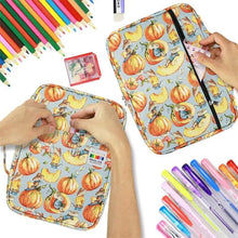 Load image into Gallery viewer, Colorful Large Capacity Pencil Bag Organizer Portable Multilayer Holder  Big Pencil Bag
