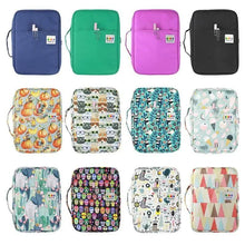 Load image into Gallery viewer, Colorful Large Capacity Pencil Bag Organizer Portable Multilayer Holder  Big Pencil Bag
