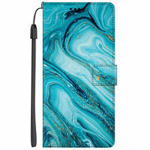 Load image into Gallery viewer, Colorful Marble Flip Leather Case For iPhone 11 12 13 Pro Max Cover iPhone12 Mini iphone12 iphone13 13pro Wallet Stand Marble Phone Covers Marble Flip Leather Phone Case Magnetic Kickstand Protective Cover

