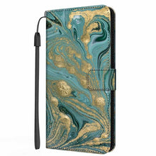 Load image into Gallery viewer, Colorful Marble Flip Leather Case For iPhone 11 12 13 Pro Max Cover iPhone12 Mini iphone12 iphone13 13pro Wallet Stand Marble Phone Covers Marble Flip Leather Phone Case Magnetic Kickstand Protective Cover
