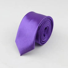 Load image into Gallery viewer, Colorful Men Polyester Slim Men Necktie Simple Design Party Necktie Wedding And Daily Wear Neck Ties

