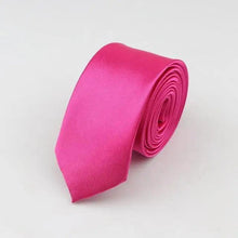 Load image into Gallery viewer, Colorful Men Polyester Slim Men Necktie Simple Design Party Necktie Wedding And Daily Wear Neck Ties
