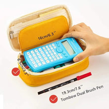 Load image into Gallery viewer, Colorful Pencil Organizer Pouch Pen Holder School Supplies Portable Travel Simple Storage Box Easy Grip Handle
