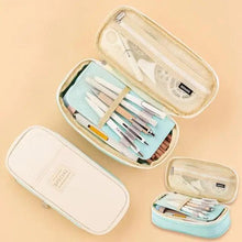 Load image into Gallery viewer, Colorful Pencil Organizer Pouch Pen Holder School Supplies Portable Travel Simple Storage Box Easy Grip Handle
